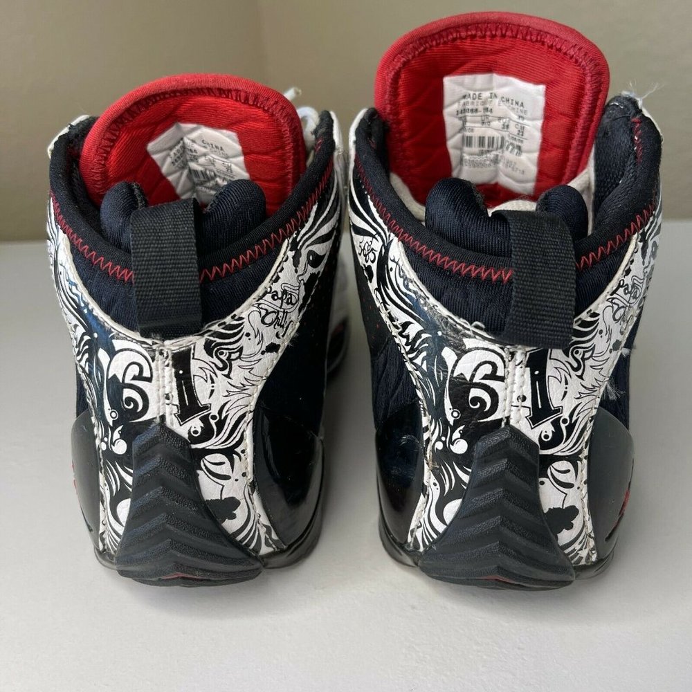 Nike Air Jordan CP3.II Kids size 4Y White/Varsity Red Black Chris Paul